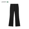 Lacoste法国鳄鱼女装新款时尚百搭气质纯色喇叭裤长裤HF2361-10 商品缩略图0
