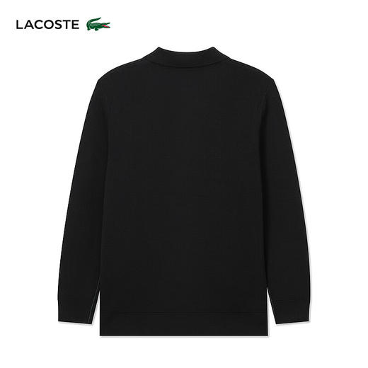 Lacoste法国鳄鱼男装新款时尚简约翻领毛衣AH0676-98 商品图3