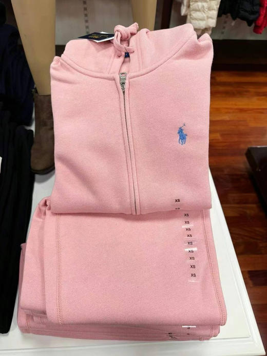 黑五特价！RL拉夫劳伦女款薄绒拉链帽衫 可配套 商品图2