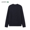 Lacoste【王一博同款】法国鳄鱼男装新款圆领绞花羊毛衫AH2924-10 商品缩略图10