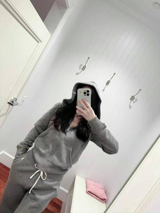 黑五特价！RL拉夫劳伦女款薄绒拉链帽衫 可配套 商品图5