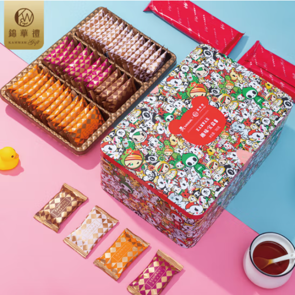 锦华礼趣味宝盒曲奇饼干鸡蛋卷松脆酥脆零食饼干点心下午茶伴手礼 【超值装5种款式】趣味宝盒765g  包邮