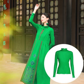 轻薄百搭上衣 | 绿苒高领打底衫 | 现货加急发