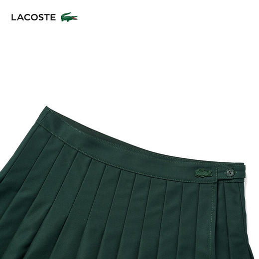 Lacoste法国鳄鱼女装新款时尚百搭百褶裙半身裙短裙JF4170-10 商品图5
