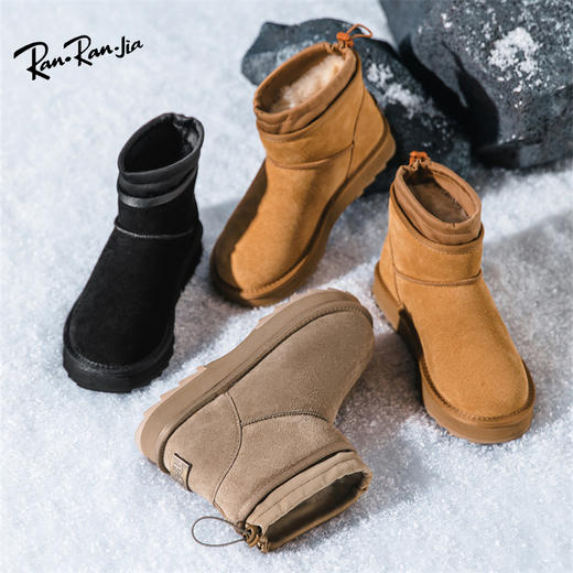 ranranjia牛皮雪地靴系列 防滑/保暖舒适 休闲百搭 多款可选 商品图5