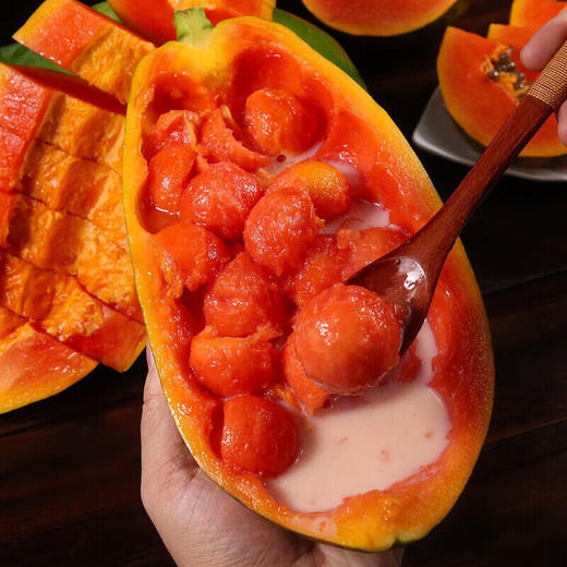 红心牛奶木瓜5斤装【分仓直发，72小时发货，周末节假日不发货】 商品图4