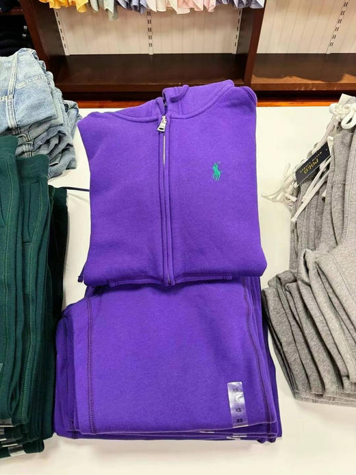 黑五特价！RL拉夫劳伦女款薄绒拉链帽衫 可配套 商品图6