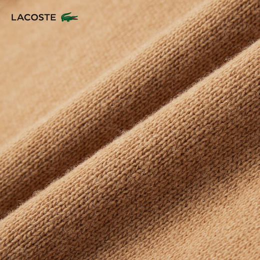 Lacoste法国鳄鱼男装新款简约舒适圆领长袖针织衫毛衣AH2916-10 商品图5