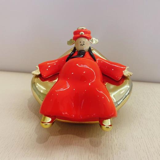 禁止悲伤 小众礼品潮流艺术品桌面摆件招好运发财摇摆小财神 躺赚 商品图4