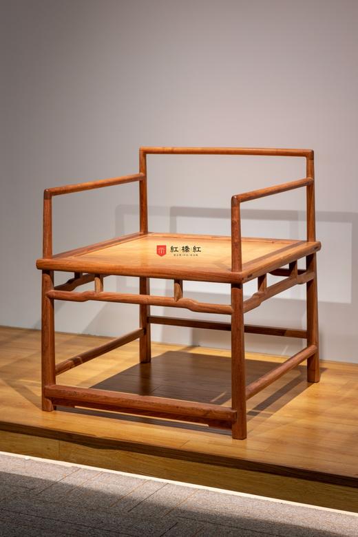 红桥红  家具严选  缅甸花梨（大果紫檀）【板面 霍艾选中选 大禅椅】 商品图1