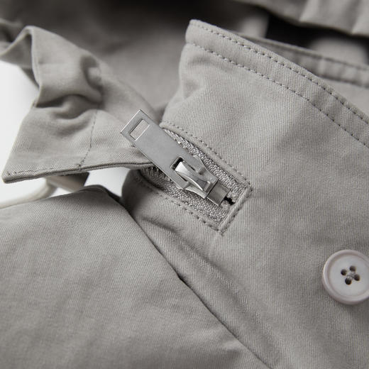 ROMI STUDIO“温暖过冬”白鹅绒立领连帽廓形夹克羽绒服RW24WW71259 商品图3