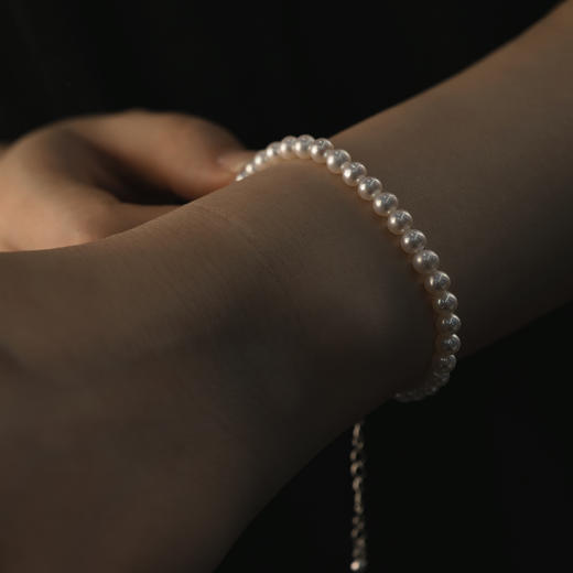 含晖· 极光近圆珠手链 商品图4