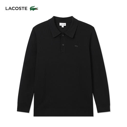 Lacoste法国鳄鱼男装新款时尚简约翻领毛衣AH0676-98 商品图2