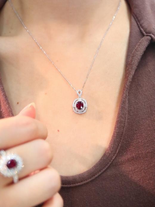 1.01ct刻面红宝石吊坠 商品图4