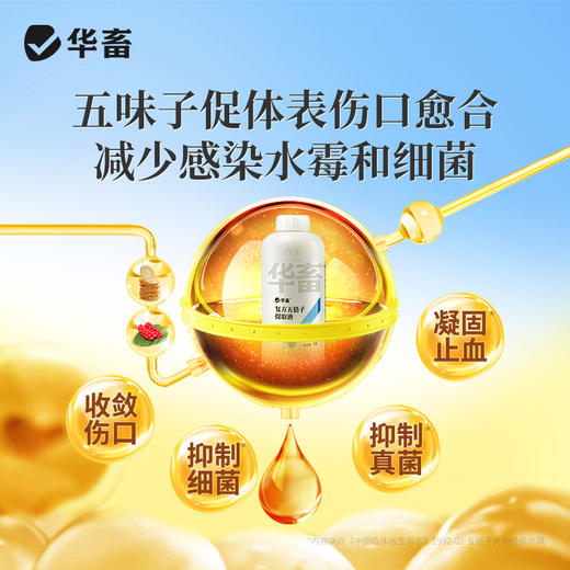 华畜复方五倍子水产专用白毛水霉病鱼塘出血烂鳃止血收敛腐皮烂身 商品图2