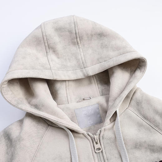 【新品上新】HX 冬季带帽薄棉服脏脏灰C112440033102 商品图2