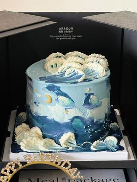 蛋糕定制—海上明月