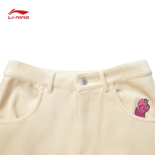 【S/M/L断码】李宁｜皮克斯草莓熊联名系列女子直筒针织休闲裤AKXU180【库存有限，如无货将做退款，介意慎拍】 商品图2