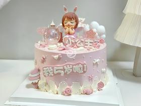 『安妮公主』女孩生日蛋糕