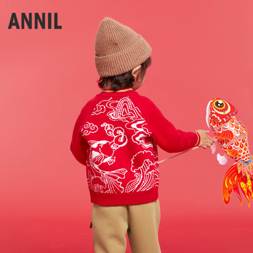 男童针织开衫春季新款安奈儿童装实体店同款XB514504 商品图2