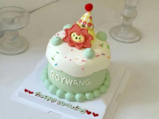『卡通小狮子』网红手绘蛋糕 商品图0