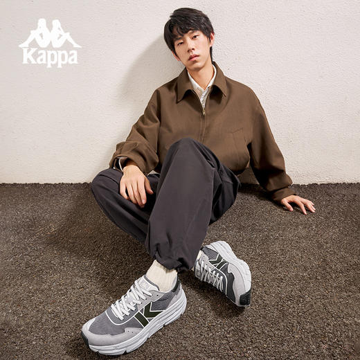Kappa卡帕男女情侣冬季运动鞋2024新款减震跑步鞋百搭厚底老爹鞋K0FW5MM51 商品图3