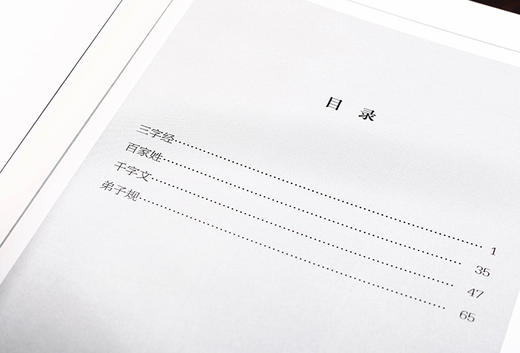 幼儿大字中华经典诵读教材 三字经 百家姓 商品图2