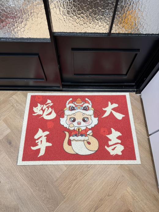 【YOOHOPE卡通蛇年8入户门垫】各种款式任选 新一年的仪式感，当然要从入户门垫开始 刮灰✅防滑✅不卡门✅可自由剪裁✅颜值在线🔜满足你的地垫的所有需求💯 商品图4