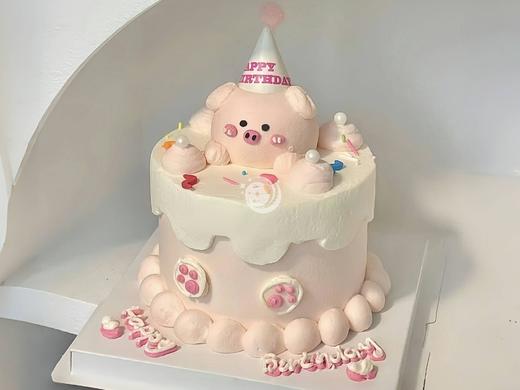 『粉粉小猪』创意卡通蛋糕 商品图0