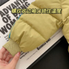 【秋冬保暖 |吾家儿童加厚中长款棉服】面料舒适亲肤，整体做工精细，配色百搭，连帽设计延长颈部线条，保暖抗风，版型简约洋气，无论搭配牛仔裤还是打底裤都很奈斯 商品缩略图7