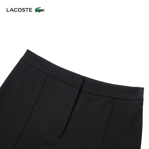 Lacoste法国鳄鱼女装新款时尚百搭气质纯色喇叭裤长裤HF2361-10 商品图2