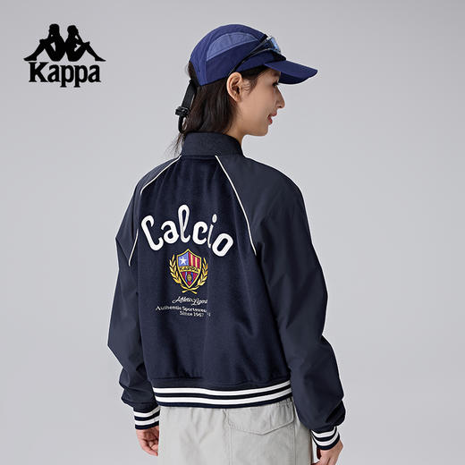 Kappa卡帕背靠背新款秋冬运动棉服女款复古休闲上衣保暖夹克外套K0F22MM03 商品图3