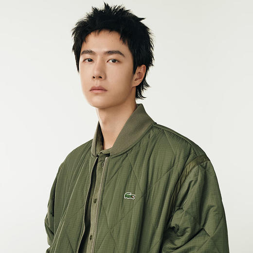 Lacoste【王一博同款】LACOSTE法国鳄鱼男装新款棉服外套BH7142-98 商品图0