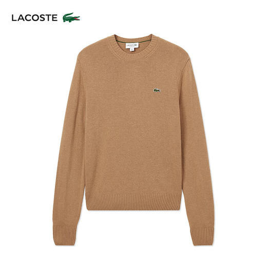 Lacoste法国鳄鱼男装新款简约舒适圆领长袖针织衫毛衣AH2916-10 商品图1