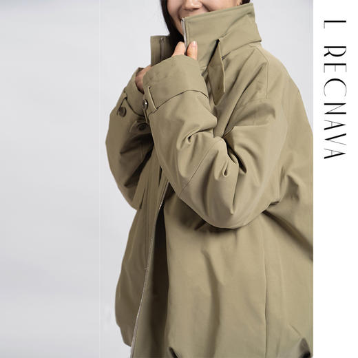 【超超超厚棉外套】拉链立领夹棉宽松外套 帅气夹克 男女同款 商品图3