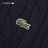 Lacoste【王一博同款】法国鳄鱼男装新款圆领绞花羊毛衫AH2924-10 商品缩略图12