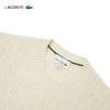 Lacoste【王一博同款】法国鳄鱼男装新款圆领绞花羊毛衫AH2924-10 商品缩略图7