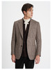 callisto大师系列咖啡色绵羊毛西服 商品缩略图3