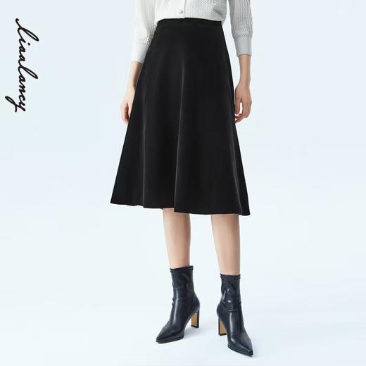 L2朗姿 复古风时尚半裙LCSP03VSK132B11 商品图1