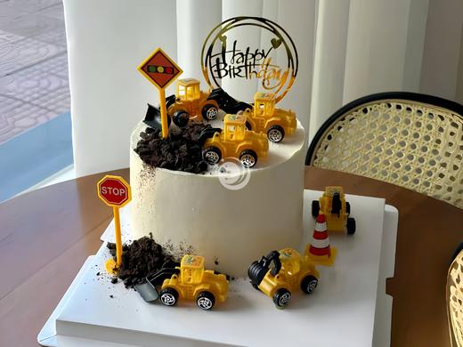 『小工程家』男孩生日蛋糕 商品图0