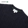 Lacoste【王一博同款】法国鳄鱼男装新款圆领绞花羊毛衫AH2924-10 商品缩略图11