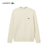 Lacoste【王一博同款】法国鳄鱼男装新款圆领绞花羊毛衫AH2924-10 商品缩略图3