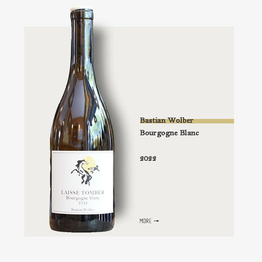 Bastian Wolber Bourgogne Blanc 2022巴斯蒂安沃伯酒庄霞多丽干白2022 商品图0