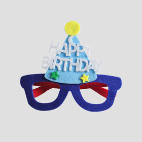 蓝色星星眼镜（尺寸偏小）