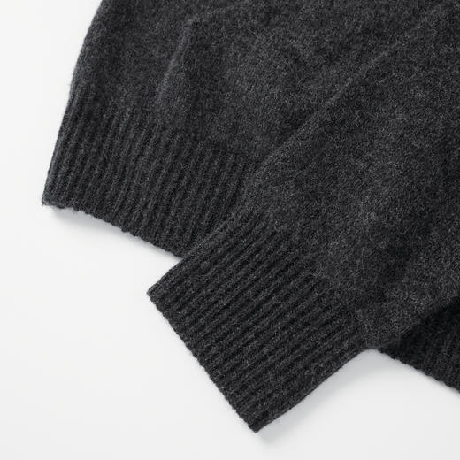 ROMI STUDIO“温暖如初”羊绒羊毛混纺连帽套头针织毛衫RW24WST1265 商品图7