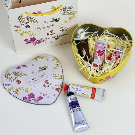 【情人节爱心礼遇】爱心礼盒装Loccitane欧舒丹普罗旺斯爱心幸运护手霜礼盒5*30ml(清新马鞭草+薰衣草+云中月桂+芍药花香+玫瑰之心） 商品图4