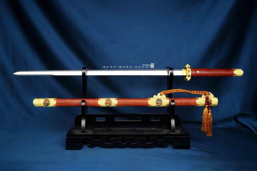 三希堂  绝影系列  霜金冰裂唐刀  未开刃 商品图1