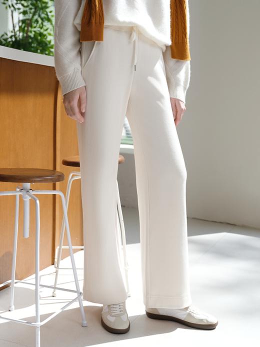 羊毛混纺运动阔腿裤FCE4PAT063 商品图0