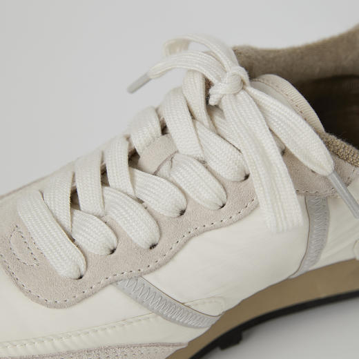 ROMI STUDIO“都市漫步” 绒面牛皮拼羽绒布平底休闲鞋 RW24WP30856 商品图3