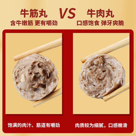 【爽口爆汁  手工制作】潮汕手工牛肉丸 250g/包*4包 商品图2
